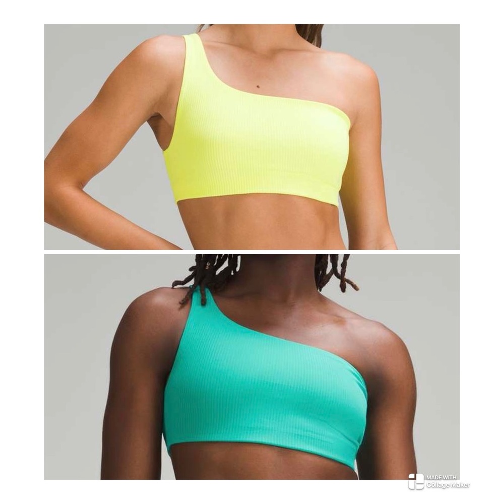 Lululemon ribbed nulu asymmetrical yoga bra bundle